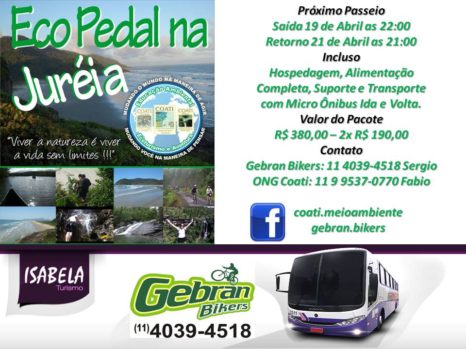Eco Pedal na Juréia