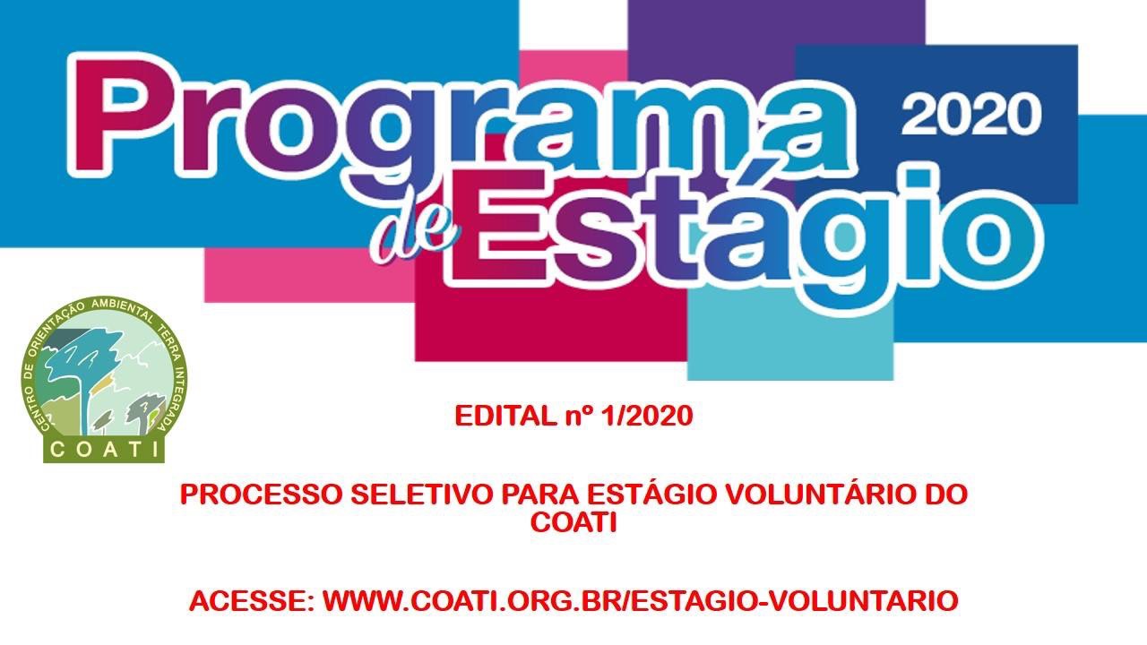 Estágio Voluntário 2020
