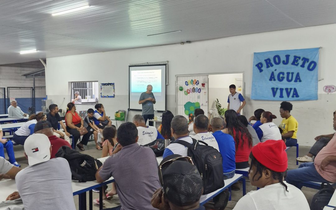 Projeto Água Viva promove atividades para professores e alunos da Educaçãode Jovens e Adultos de Itupeva